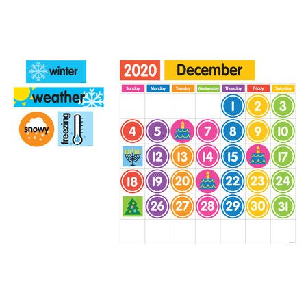 Dowling Magnets Giant Magnetic Calendar Set 735025